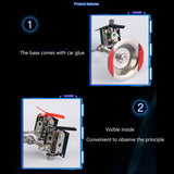 Stirlingkit Stark Solar Powered Motor Model with 2 Windmills Science Experiment Toy, view 4