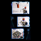 Stirlingkit Stark Solid Classic Rotating Spark Gap Tesla Coil SGTC Toys, view 3