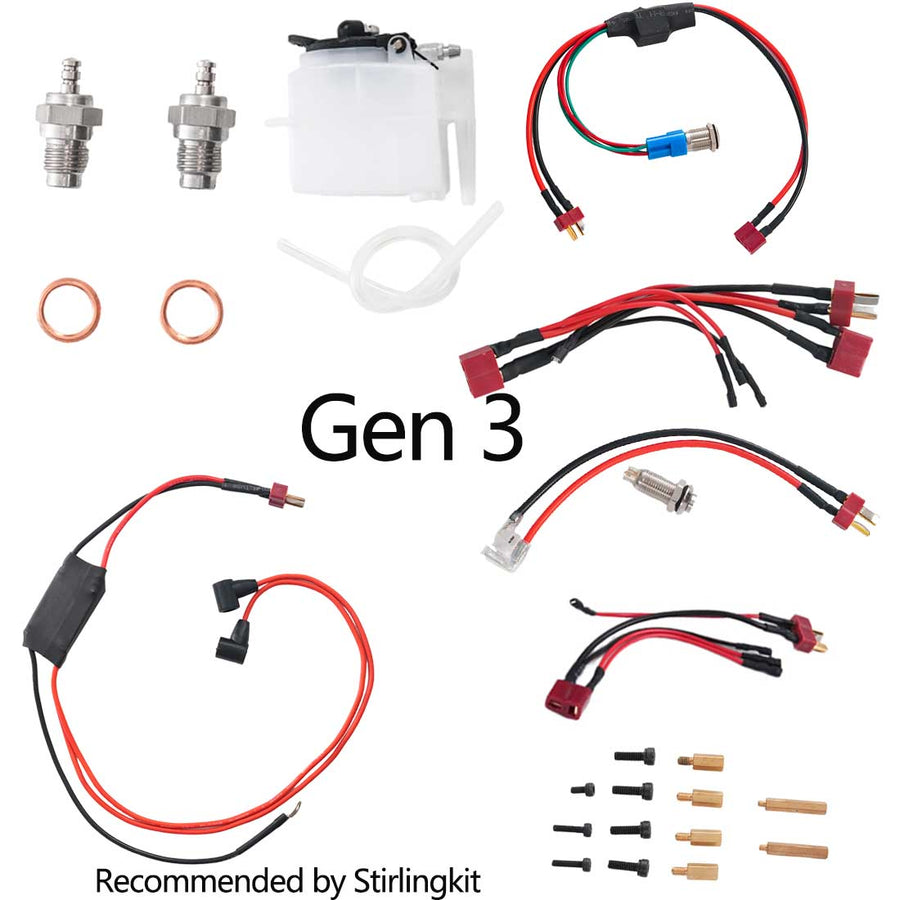 Stirlingkit Starter Kit for SEMTO ENGINE ST-NF2 / TOYAN FS-L200AC Engine