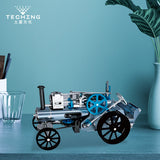 Stirlingkit Steam Car Model Full Metal Model Toy Collection Gift Decor All-metal High Challenge Assembly Kit, view 6