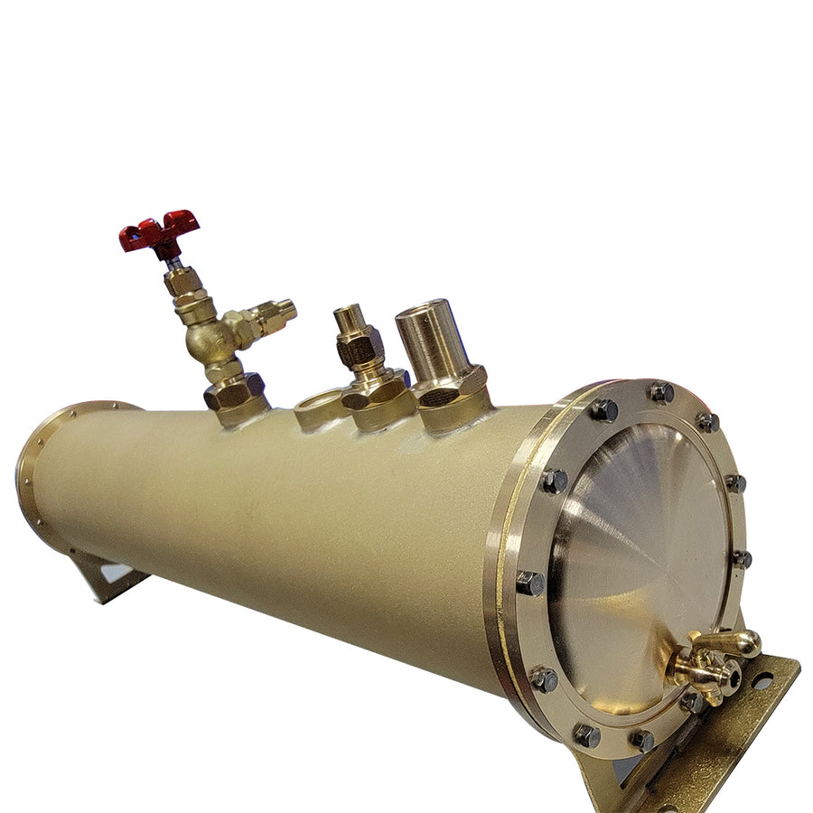 Stirlingkit Steam Condensate Pot for KACIO Steam Engine WS100L/WS100XL Horizontal Steam Boiler