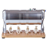 Stirlingkit Steam Engine Model Retro Steam Generator Steam Boiler Educational Equipment STEM Science Toy, view 5