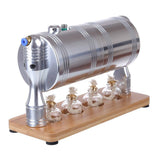 Stirlingkit Steam Engine Model Retro Steam Generator Steam Boiler Educational Equipment STEM Science Toy, view 6