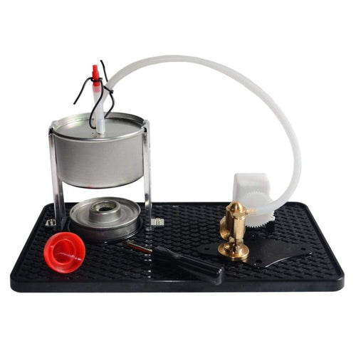 Stirlingkit Steam Engine Model Single Cylinder Kit Toy Creative Gift for Children with Boiler Alcohol Lamp and Base