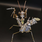 Stirlingkit Steampunk Brass Metal Mantis Model Building Kits 350+PCS, view 3