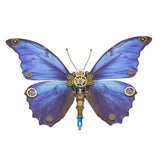 Stirlingkit Steampunk Butterfly 3D Metal Morpho Model DIY Kits 150PCS+, view 3