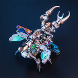 Stirlingkit Steampunk Metal Stag Beetle Lucanidae Metal Model Kits, view 2