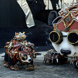 Stirlingkit Steampunk Panda Sculpture Model Blademaster -FEatet, view 3