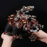 Stirlingkit Steampunk Panda Sculpture Model Blademaster -FEatet, view 5