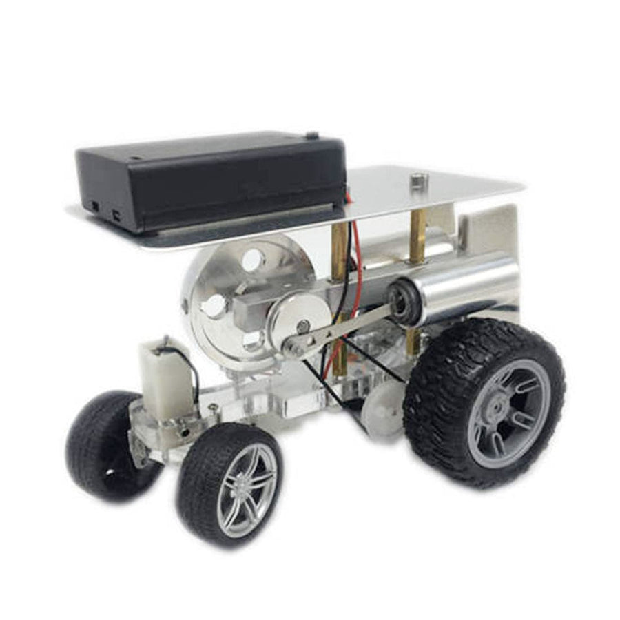 Stirlingkit Steering Remote Control Stirling Engine Car Vehicle DIY Science Experiment Teaching