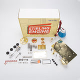 Stirlingkit STEM Educational DIY Kit Build Your Own Stirling Engine 3pcs Set, view 4