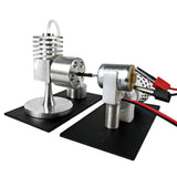 Stirlingkit STEM Hot Air Engine Model Educational Toy Kits with Generator and LED Bulb, view 2