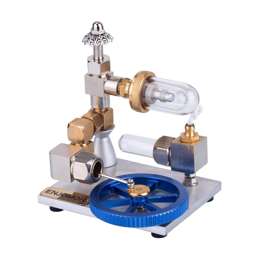 Stirlingkit Stirling Cycle Engine Model Free Piston External Combustion with Flywheel