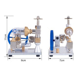 Stirlingkit Stirling Cycle Engine Model Free Piston External Combustion with Flywheel, view 6