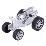 Stirlingkit Stirling Engine Car Model Kit Physical Experiment Engine with Advanced Rubber Wheel, view 4