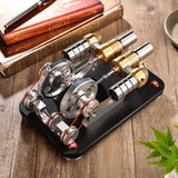 Stirlingkit Stirling Engine Kit 2-Cylinder Parallel Bootable Micro External Combustion Engine Model, view 2