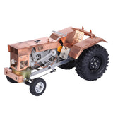 Stirlingkit Stirling Engine Kit Alcohol Powered Tractor Shape Suction fire Engine Model For Gifts Collection, view 2