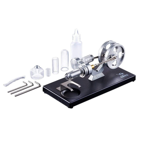 Stirlingkit Stirling Engine Kit DIY Hot Air Electricity Power Generator Model Education Toy
