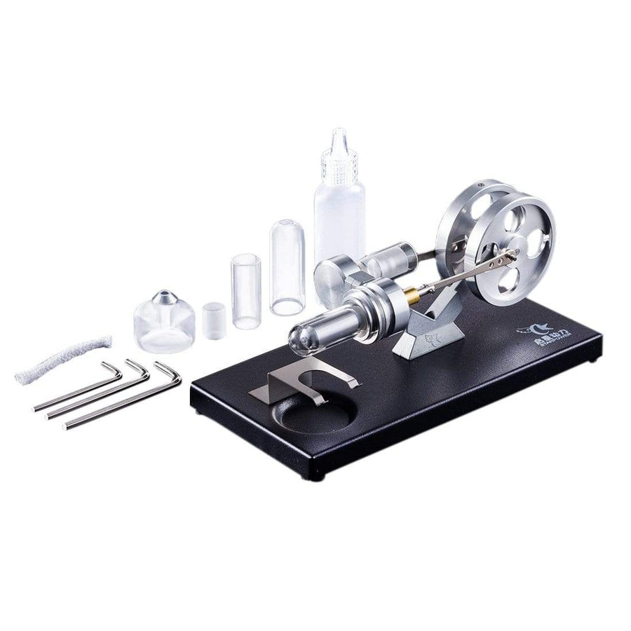 Stirlingkit Stirling Engine Kit DIY Hot Air Electricity Power Generator Model Education Toy