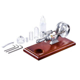 Stirlingkit Stirling Engine Kit DIY Hot Air Electricity Power Generator Model Education Toy, view 4