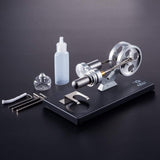 Stirlingkit Stirling Engine Kit DIY Hot Air Electricity Power Generator Model Education Toy, view 6