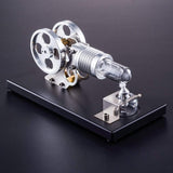 Stirlingkit Stirling Engine Kit DIY Manson Engine Stem Steam Model Set With Metal Baseplate, view 3