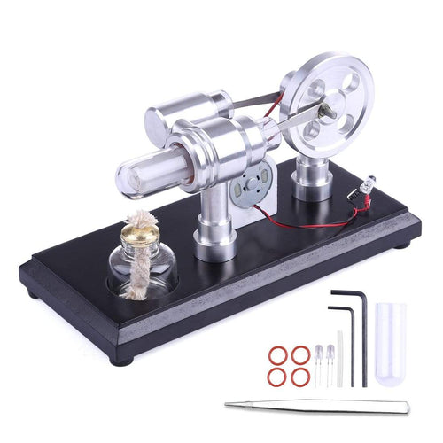 Stirlingkit Stirling Engine Kit DIY Stirling Motor Generator Model External Combustion Engine Educational Toy