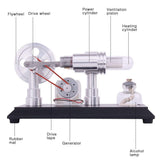 Stirlingkit Stirling Engine Kit DIY Stirling Motor Generator Model External Combustion Engine Educational Toy, view 5