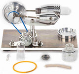 Stirlingkit Stirling Engine Kit Exterior Combustion Engine Enhanced Education Model DIY Steam STEM Toys, view 2