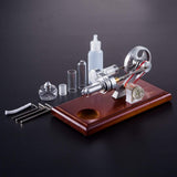 Stirlingkit Stirling Engine Kit Hot Air Engine Model Education Toy Electricity Power Generator LED, view 3