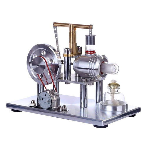 Stirlingkit Stirling Engine Kit Hot Air Engine Motor Model Educational Toy Electricity Generator Colorful LED