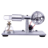 Stirlingkit Stirling Engine Kit Hot Air Motor Generator Model DIY Physics Science Experiment Kit, view 4