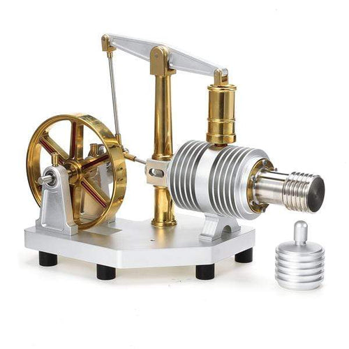 Stirlingkit Stirling Engine Kit Large Capacity Boiler Design All-metal Balance Type Stirling Engine Model Toy