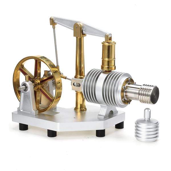 Stirlingkit Stirling Engine Kit Large Capacity Boiler Design All-metal Balance Type Stirling Engine Model Toy
