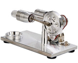 Stirlingkit Stirling Engine Kit Mini DIY Model Hot Air Quartz Cylinder Steam Powered Toy Physics Experiment, view 3