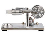 Stirlingkit Stirling Engine Kit Mini DIY Model Hot Air Quartz Cylinder Steam Powered Toy Physics Experiment, view 4