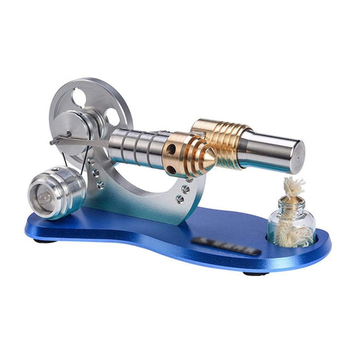 Stirlingkit Stirling Engine Kit Mini Hot Air Motor Model Educational Toy Electricity Generator Set