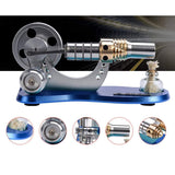 Stirlingkit Stirling Engine Kit Mini Hot Air Motor Model Educational Toy Electricity Generator Set, view 4