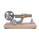 Stirlingkit Stirling Engine Kit Mini Hot Air Motor Model Educational Toy Kits Metal Cylinder Bootable, view 2
