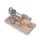 Stirlingkit Stirling Engine Kit Mini Hot Air Motor Model Educational Toy Kits Metal Cylinder Bootable, view 4