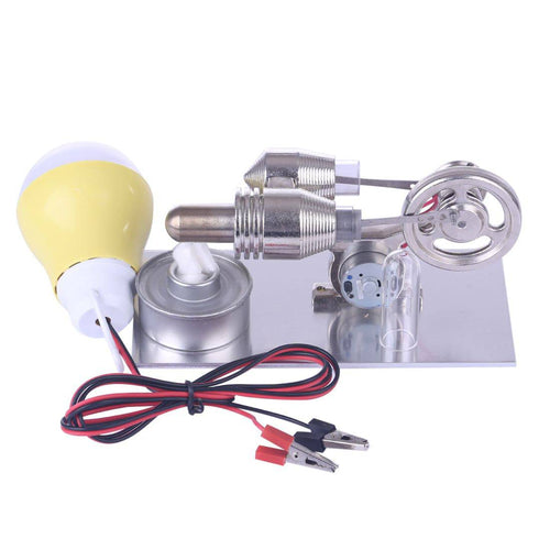 Stirlingkit Stirling Engine Kit Model Stainless Steel Developmental Science Toy Motor Engine