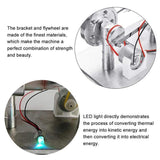 Stirlingkit Stirling Engine Kit Motor Model Electricity Power Generator with LED Physics Educational Toys, view 3