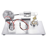 Stirlingkit Stirling Engine Kit Motor Model Electricity Power Generator with LED Physics Educational Toys, view 5