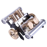 Stirlingkit Stirling Engine Kit V-shape Four-cylinder Vacuum Suction v4 Engine Model Toy, view 4