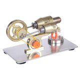 Stirlingkit Stirling Engine Kit with Electric Generator Hot Air Physics Science Kits Educational Model Toys, view 2