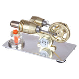 Stirlingkit Stirling Engine Kit with Electric Generator Hot Air Physics Science Kits Educational Model Toys, view 3