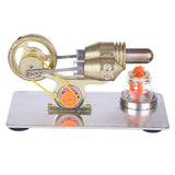 Stirlingkit Stirling Engine Kit with Electric Generator Hot Air Physics Science Kits Educational Model Toys, view 5
