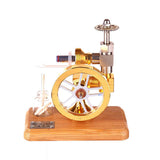 Stirlingkit Stirling Engine Model Adjustable Speed Motor Power External Combustion Educational Toy, view 3