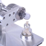 Stirlingkit Stirling Engine Model Aluminium Alloy Quartz Heating Tube Stirling Educational Motor Kit, view 2