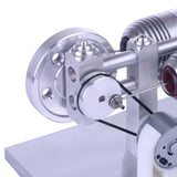Stirlingkit Stirling Engine Model Aluminium Alloy Quartz Heating Tube Stirling Educational Motor Kit, view 3